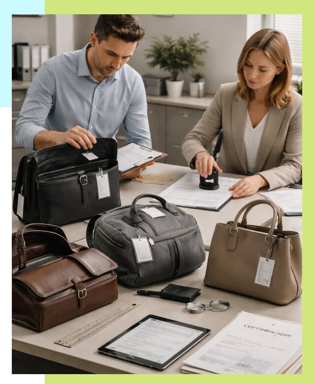 Сертификация сумок в Кызыле от 7778 руб. | Алешин-Кзл