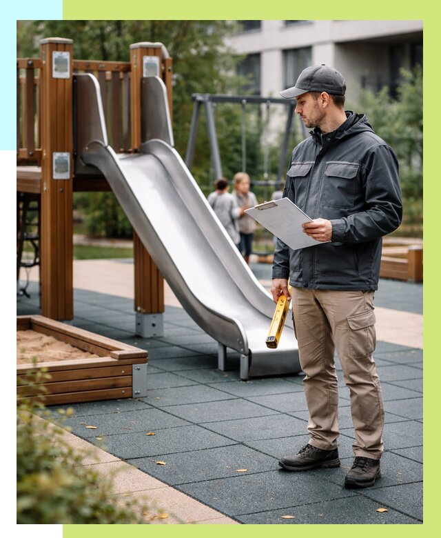 Сертификация детских площадок в Кызыле от 25928 р. | Алешин-Кзл