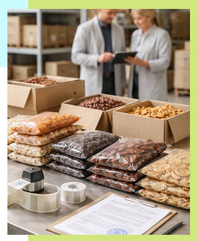 Сертификация сухофруктов в Кызыле от 12445 р. | Алешин-Кзл под ключ