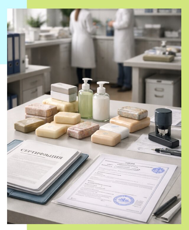 Сертификация мыла и сертификат на мыло в Кызыле от 12445 | Алешин-Кзл