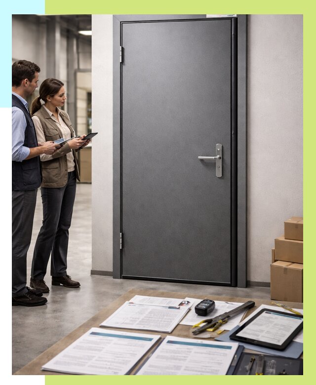 Сертификация противопожарных дверей в Кызыле от 9334 р. | Алешин-Кзл