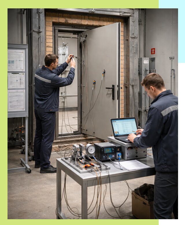 Сертификация противопожарных дверей в Кызыле по ГОСТ и ТР