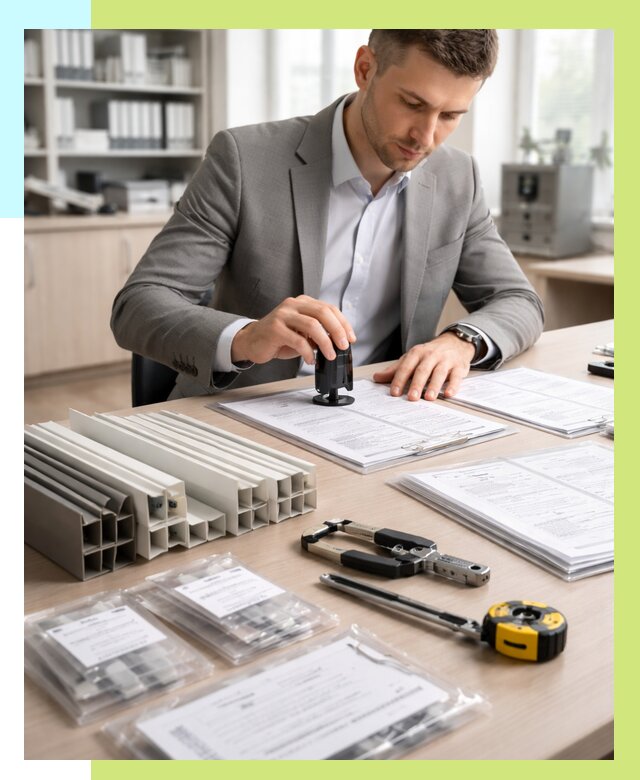 Сертификация ПВХ продукции в Кызыле от 8815 р., Алешин-Кзл