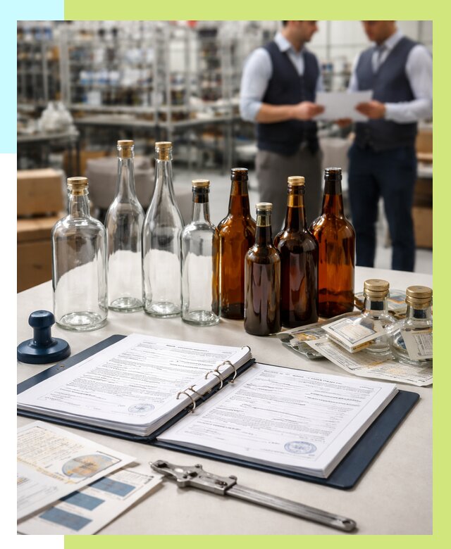 Сертификация стеклянных бутылок в Кызыле от 25928 р. | Алешин-Кзл