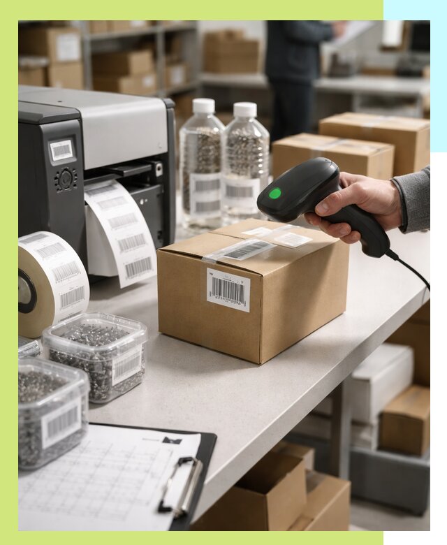 Штрихкодирование продукции и маркировка для продажи в Кызыле