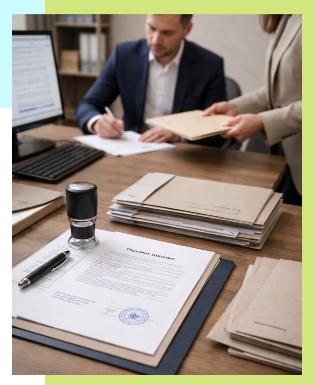 Отказное письмо для таможни в Кызыле от 3111 р, Алешин-Кзл