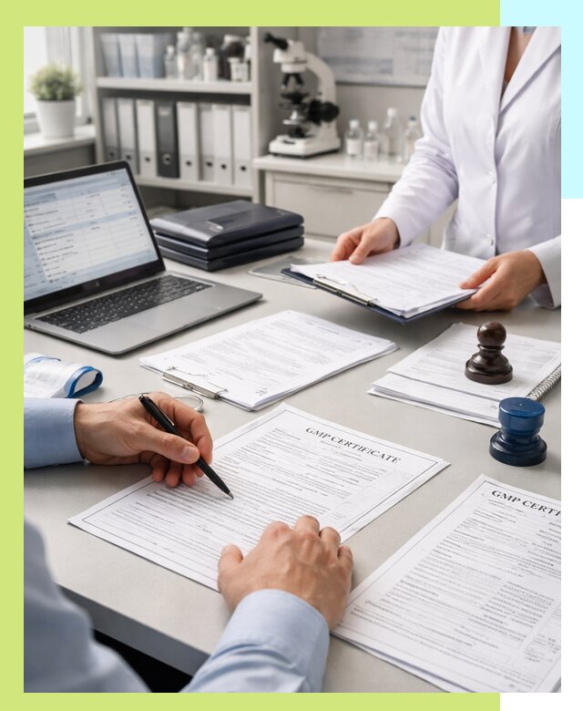 Оформление сертификата GMP в Кызыле для фармпроизводства