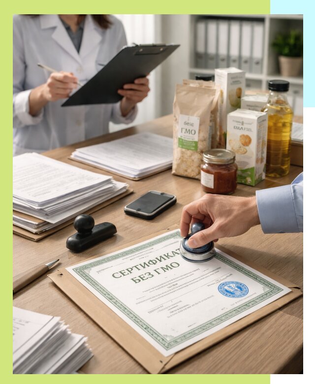 Получение сертификата Без ГМО для продукции в Кызыле