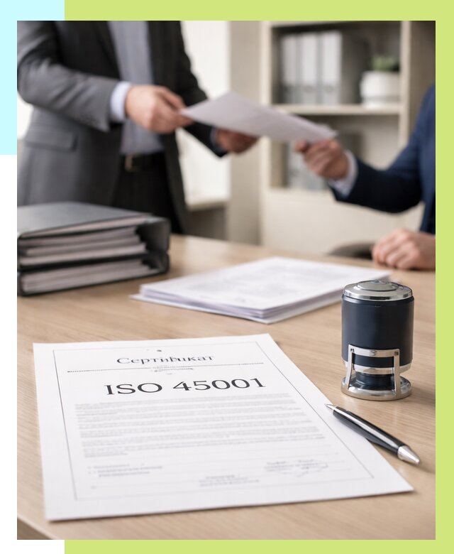 Сертификат ISO 45001 в Кызыле под ключ от 46670 р. | Алешин-Кзл